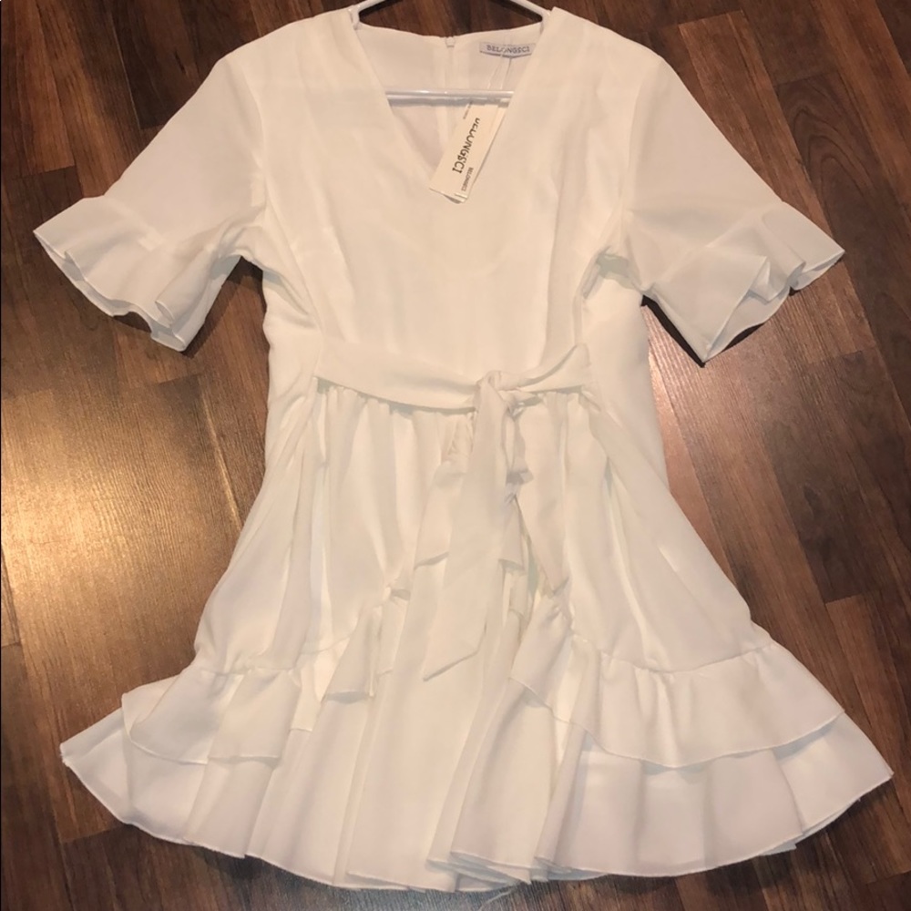 White classy dress
